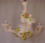 Baroque floral chandelier